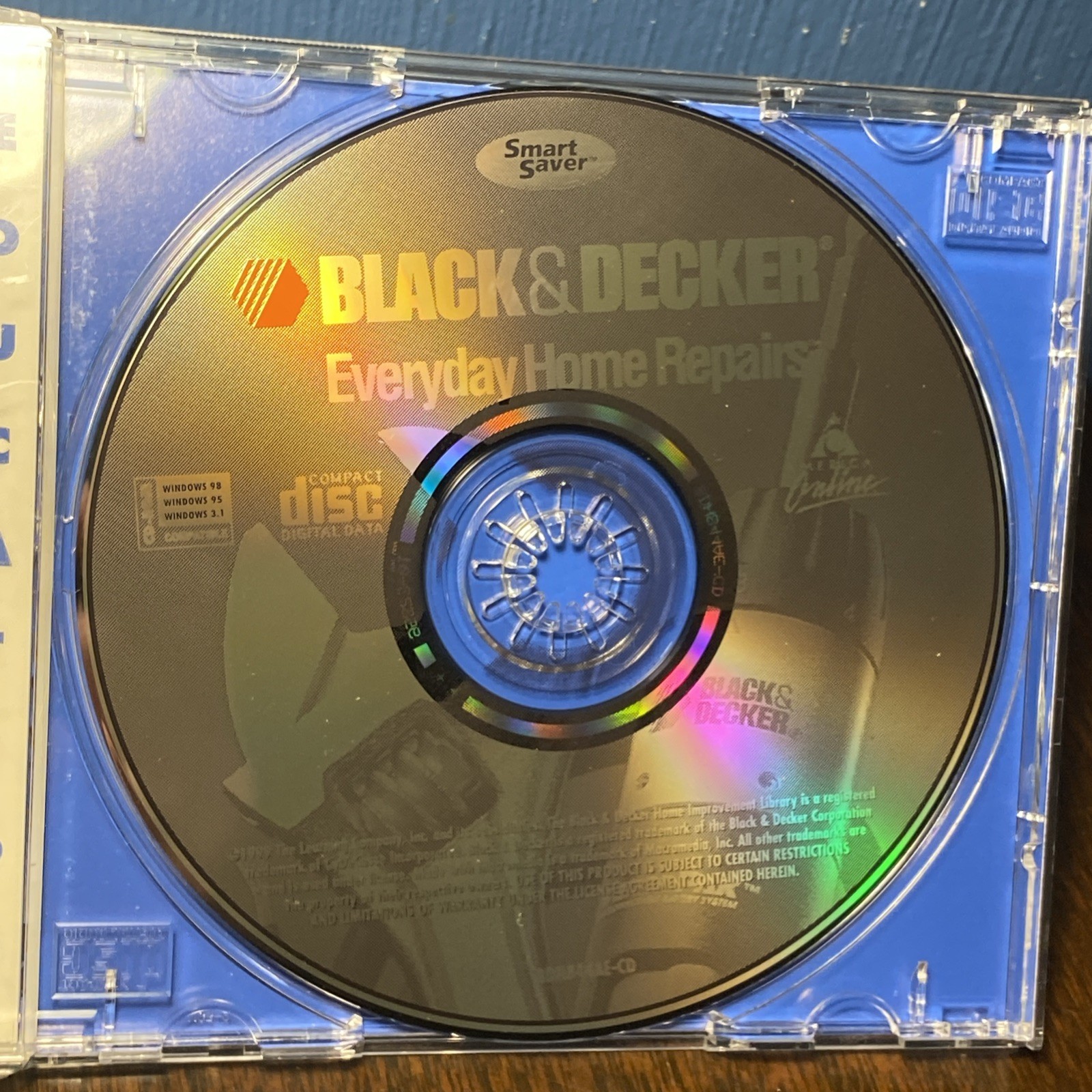 VINTAGE Black & Decker Everyday Home Repairs PC CD Rom 90s Educational Software