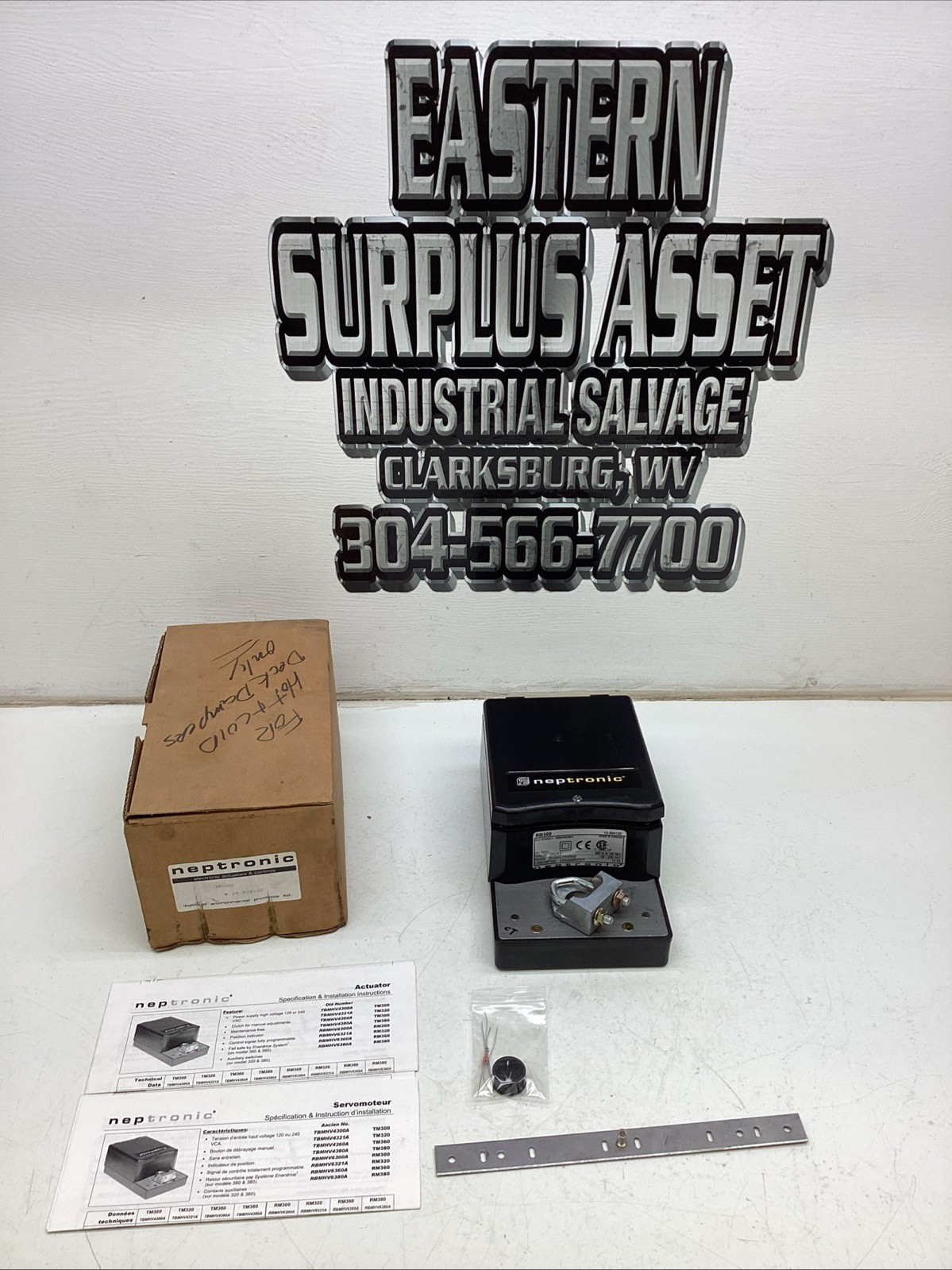 Neptronics Actuator RM300 120/240V NIB