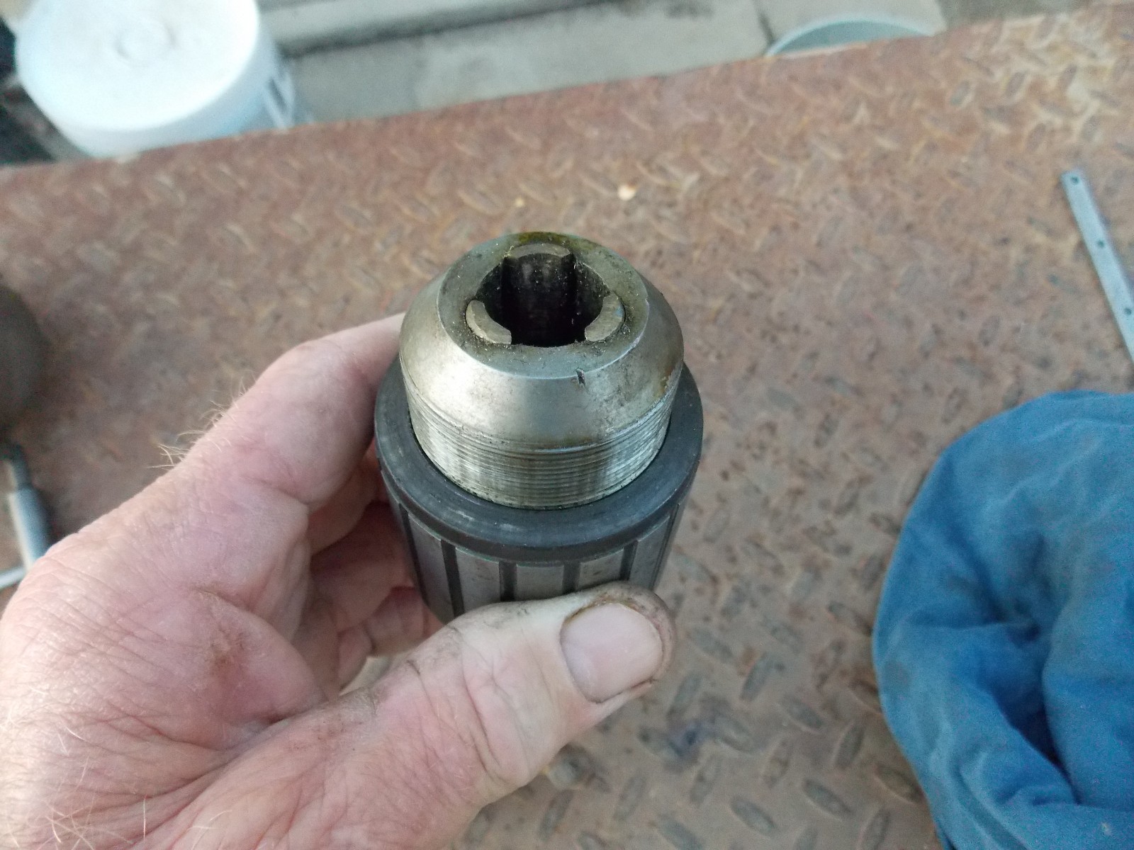 JACOBS 100 keyless CHUCK 1/4" - 3/4" No 1 MORRIS TAPER for drill lathe etc