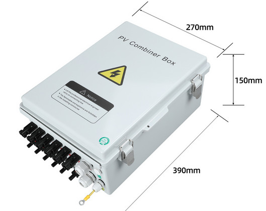 6 STRING SOLAR PV COMBINER BOX CIRCUIT BREAKER JUNCTION BOX FOR SOLAR SYSTEM NEW