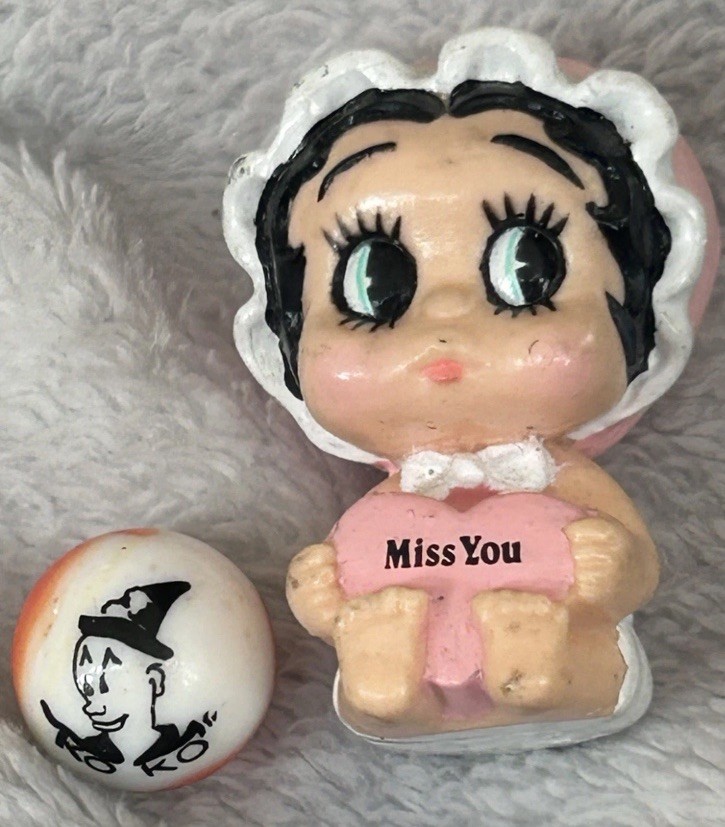Vintage Betty Boop Lot-PVC Baby Boop/Koko Marble-RARE ONES!!!