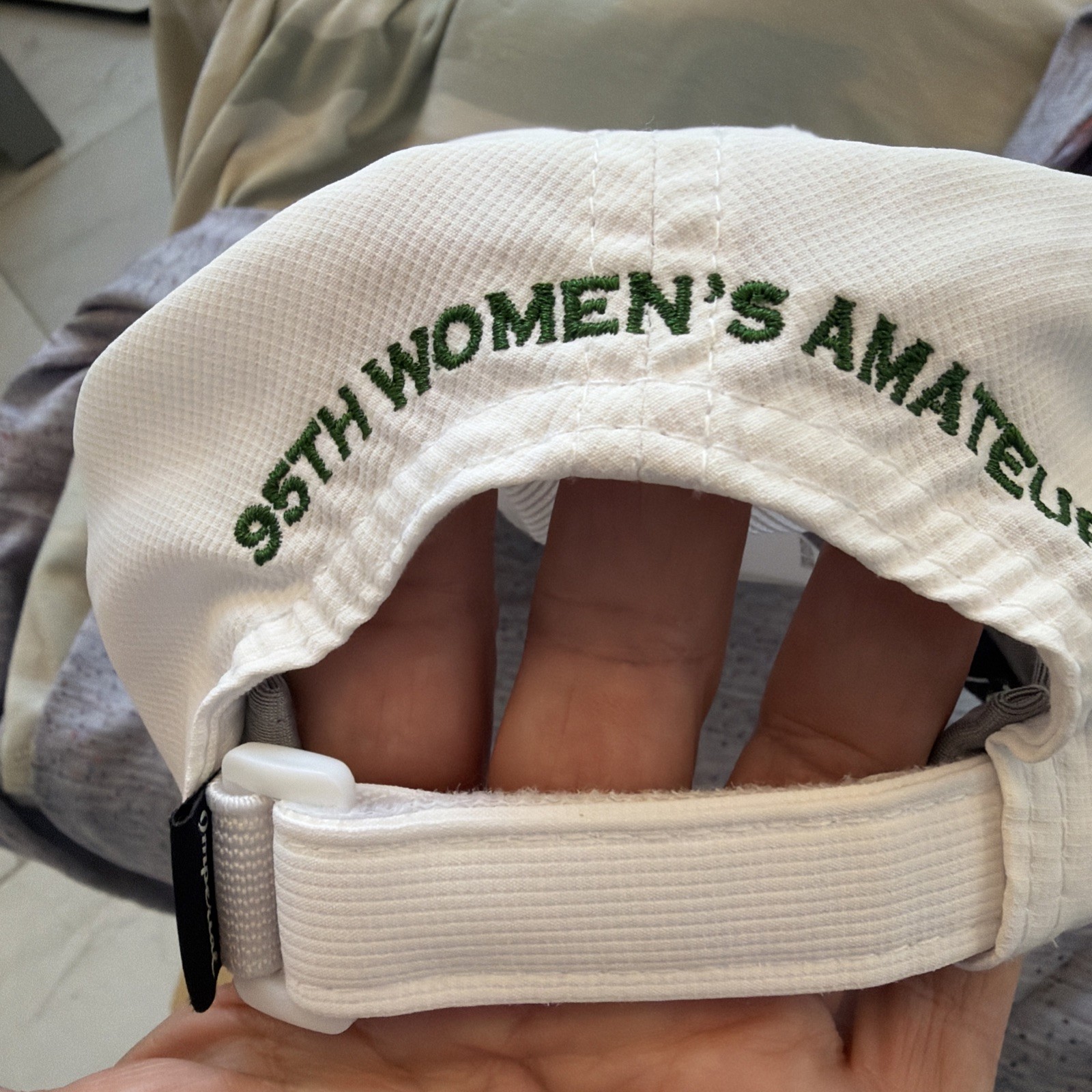 Florida State Golf Association 1913 Hat Cap White Strapback Golf Logo Stretch