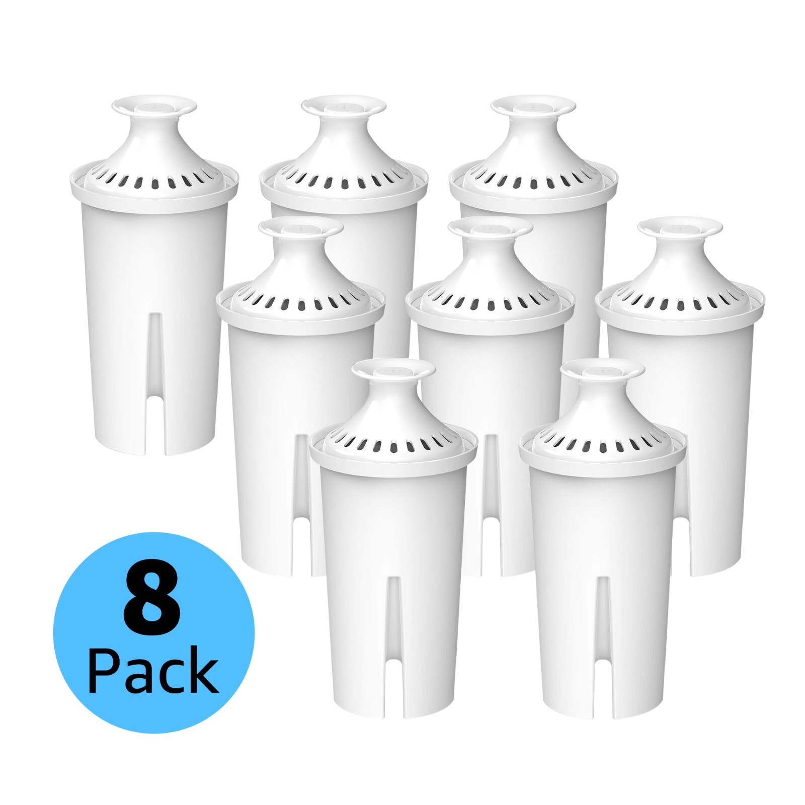 AQUA CREST Replacement for Brita® Filter Brita® Water Pitchers and Dispensers(8)