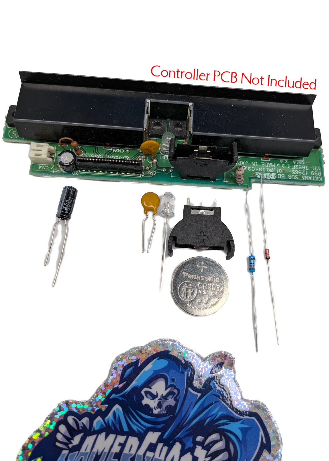 Sega Dreamcast Controller Board Port Fix Battery Mod Set - ML2032 CR2032