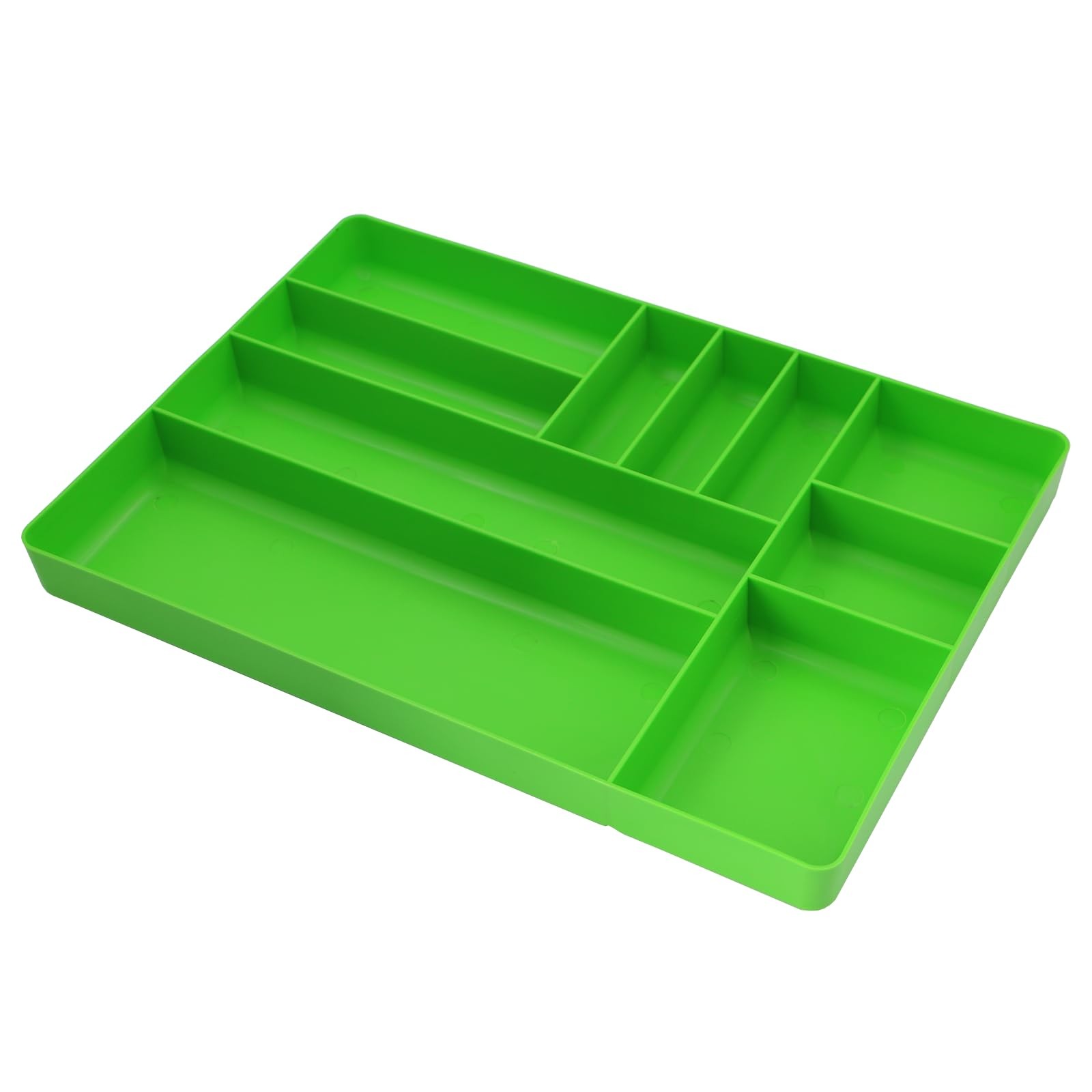 HGSKEO 10-Compartments Tool Organizer 16 inch x 11 x 1.5 inch, Green