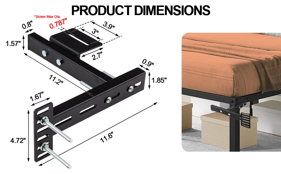 Headboard Kit For Adjustable Bed Adjustable Headboard Brackets Universal Headboa