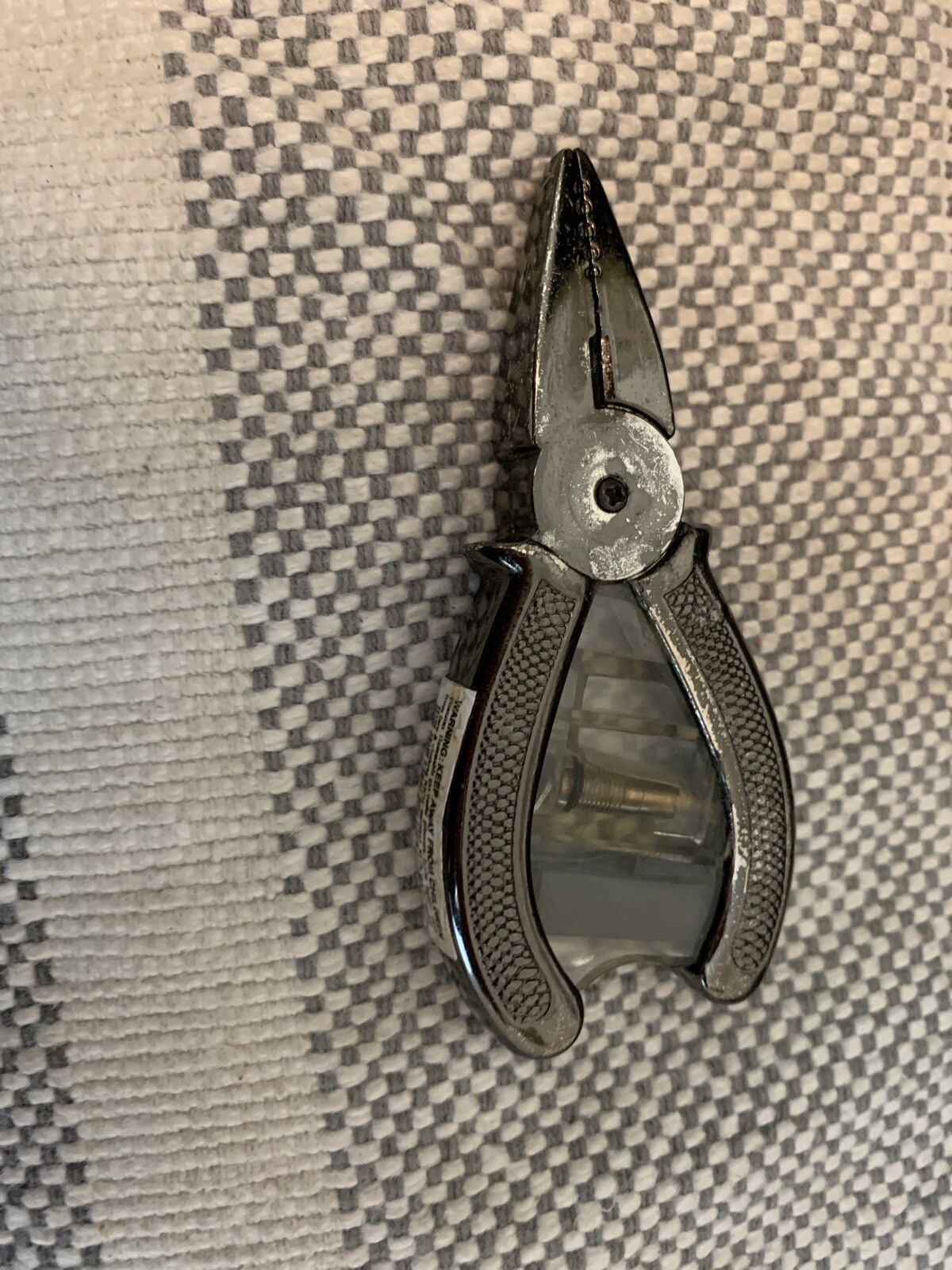 Vintage Plier Lighter. Made In China