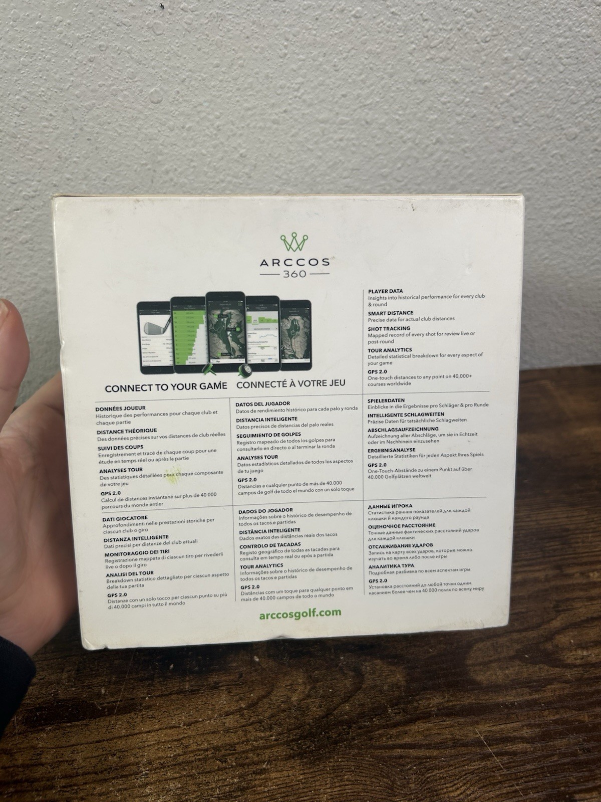 Arccos 360 Smart Caddie Sensor 14 pieces Set In Original Box