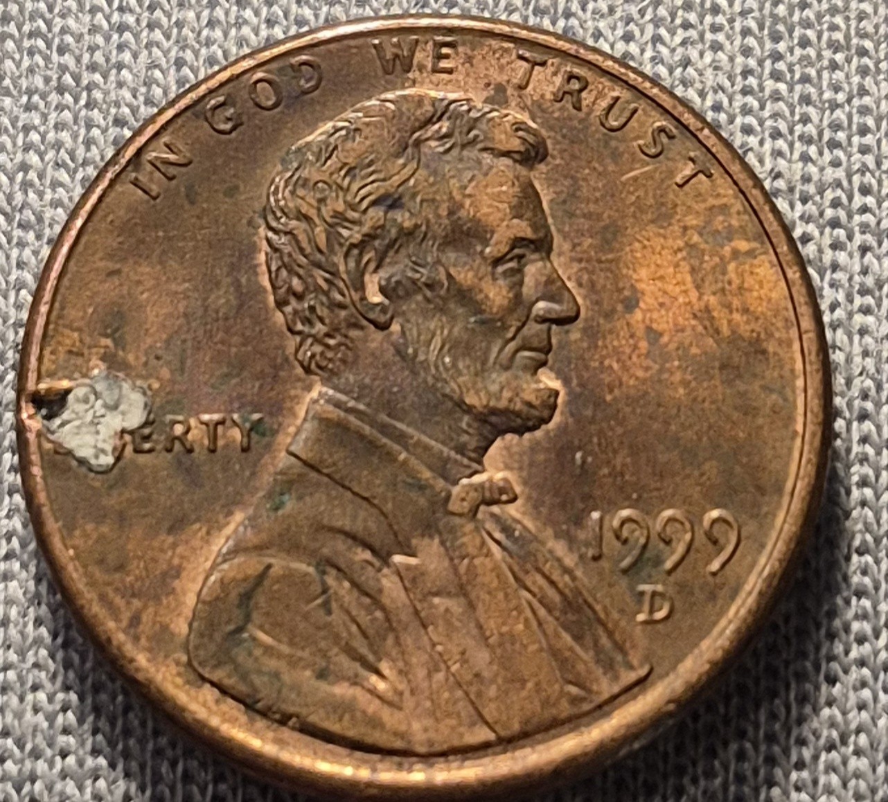 1999D Error Penny