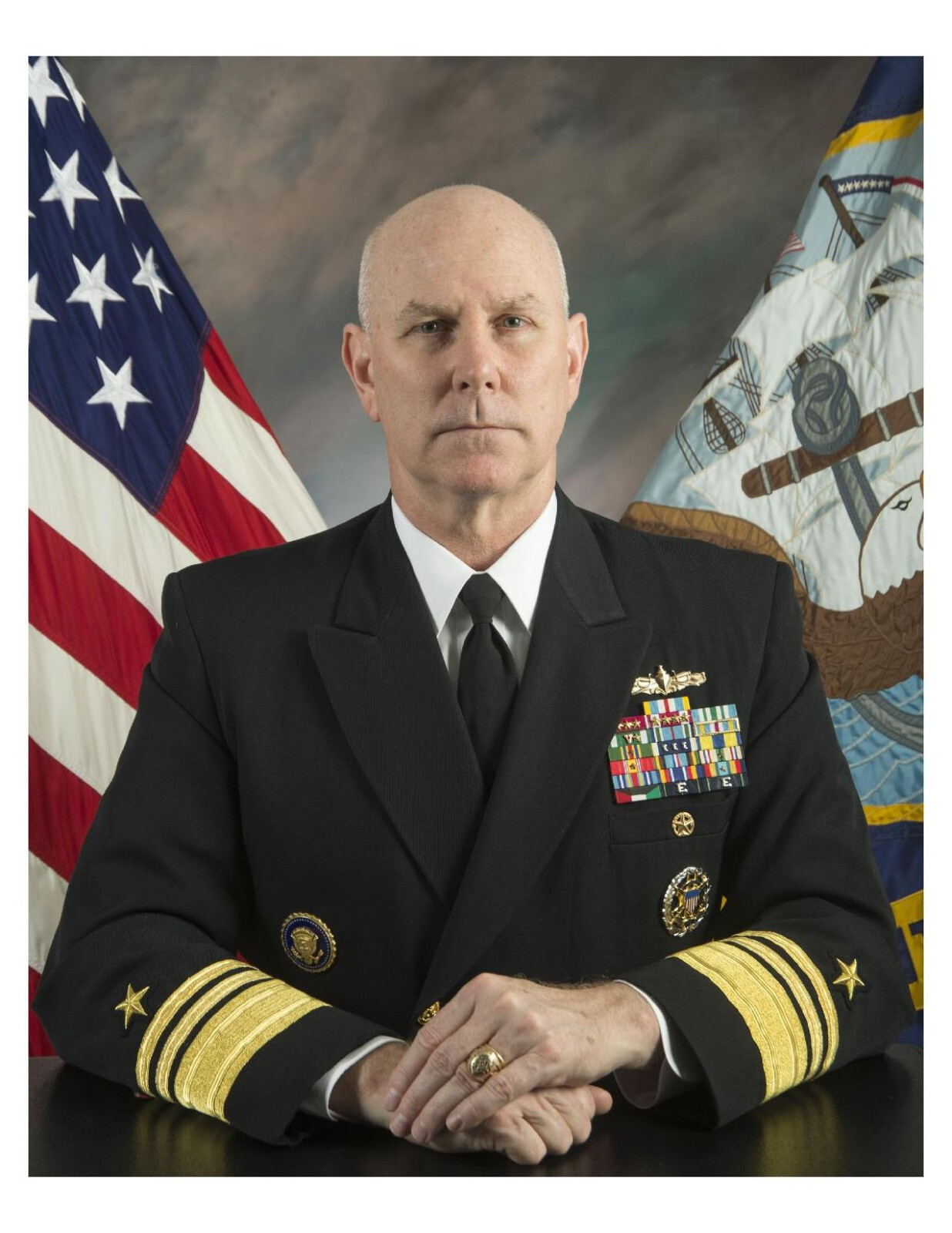 United States Navy Admiral Christopher W. Grady 8x10 Photo On 8.5" x 11"