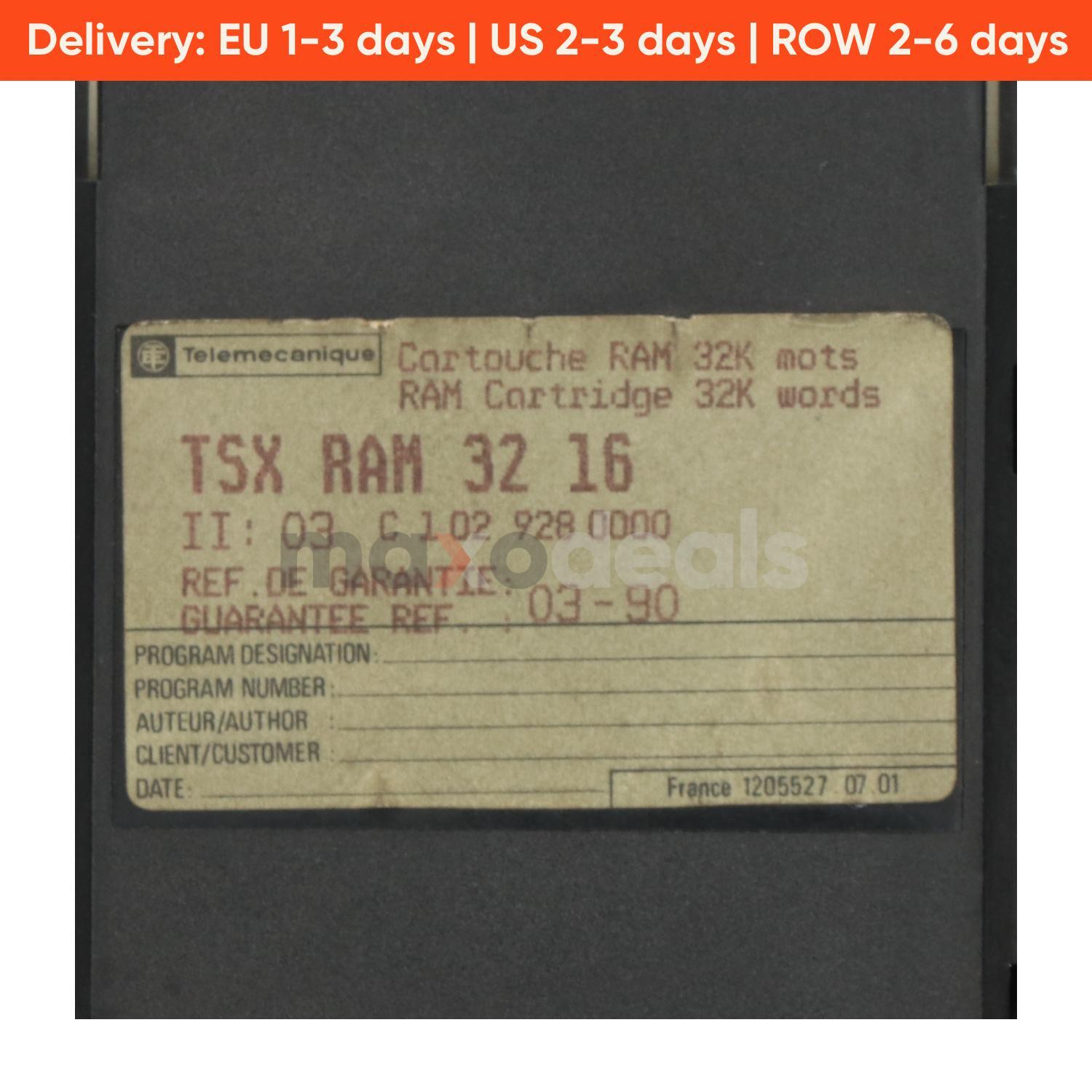 Telemecanique TSXRAM3216 Used UMP
