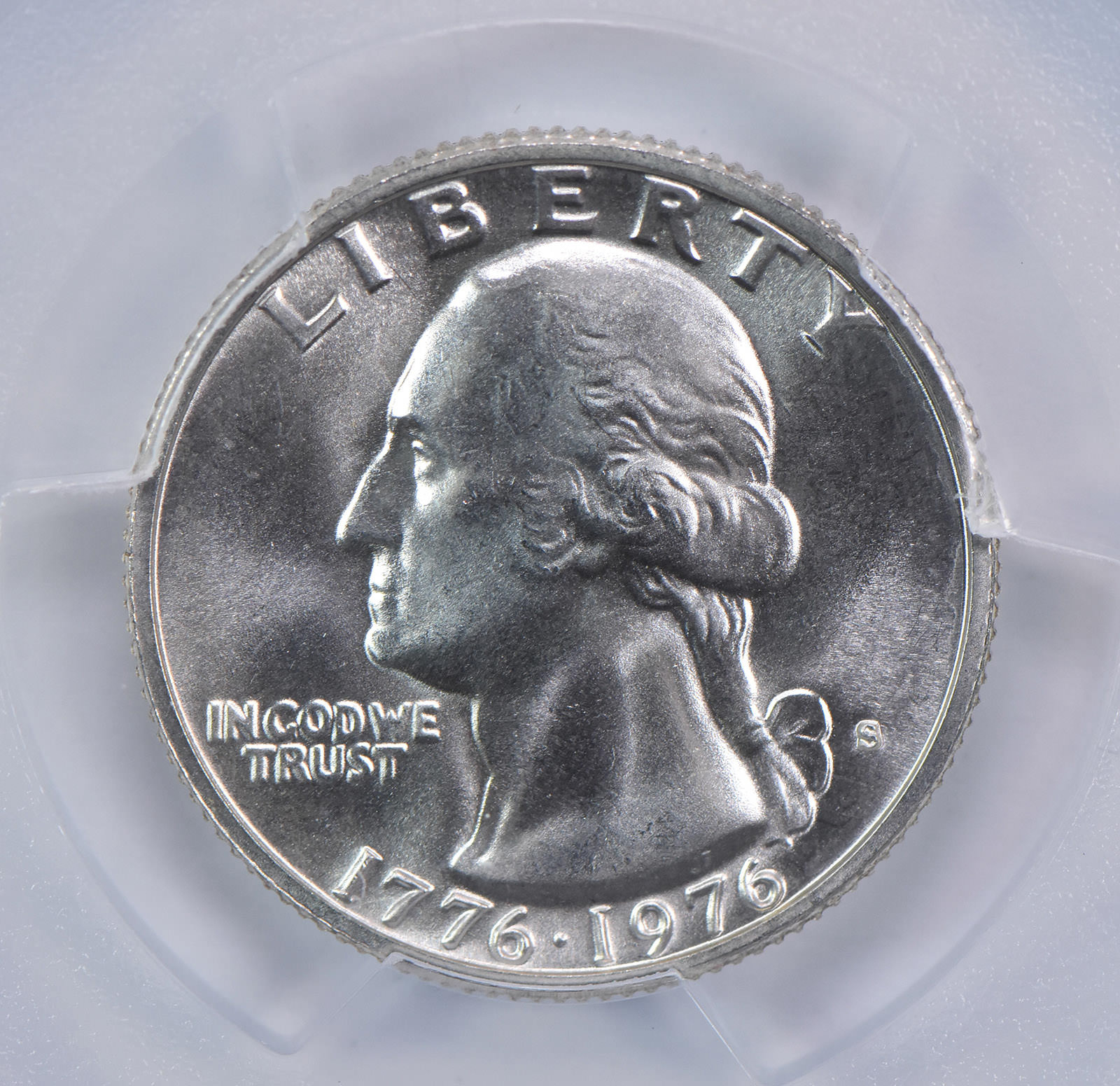1976-S Washington Quarter Silver MS68 PCGS Blue Label