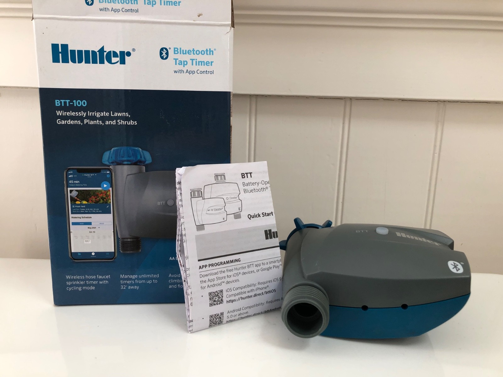 Hunter BTT-100 Single Station Battery Operated Timer Bluetooth App Control