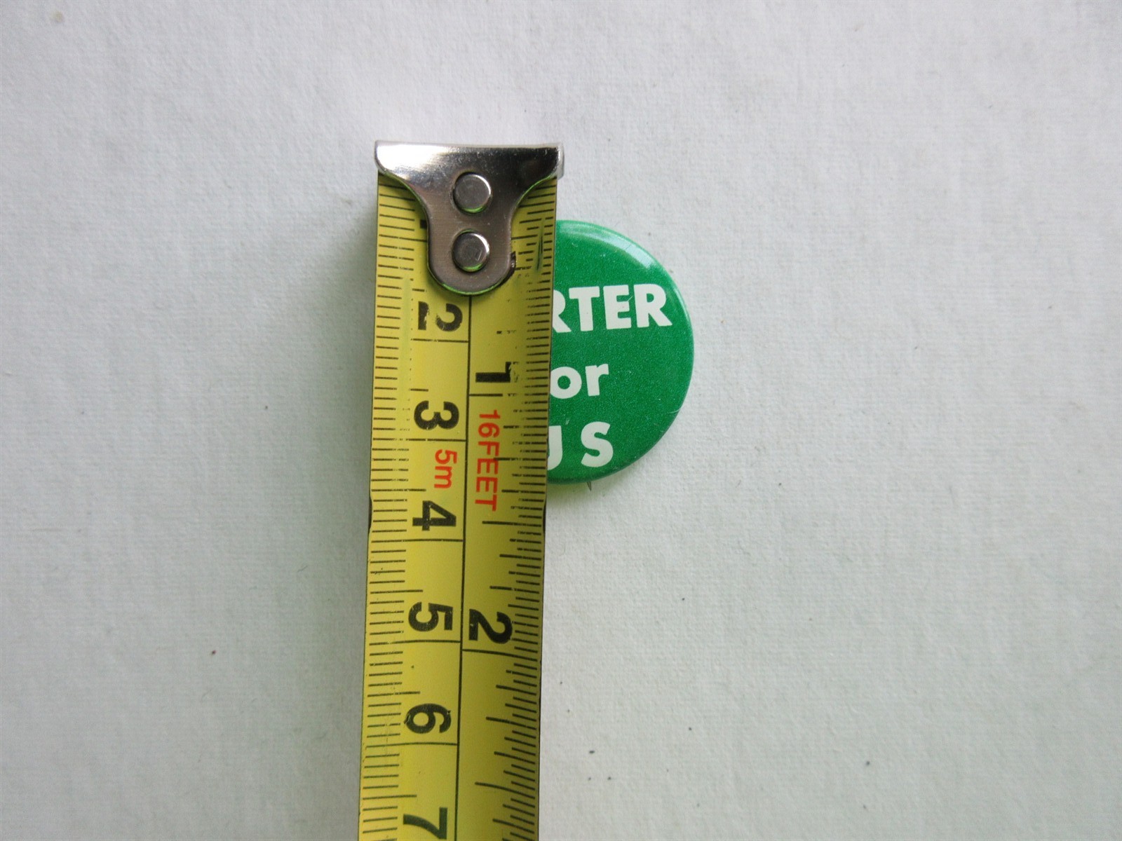 Carter For US Pin Back Button JIMMY CARTER for President 1.25"