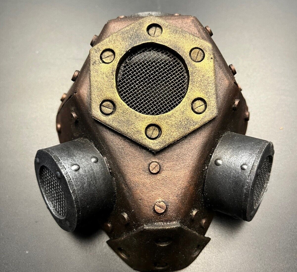 STEAMPUNK FACE Mask Artist Created -One of Kind! Wearable or Art piece