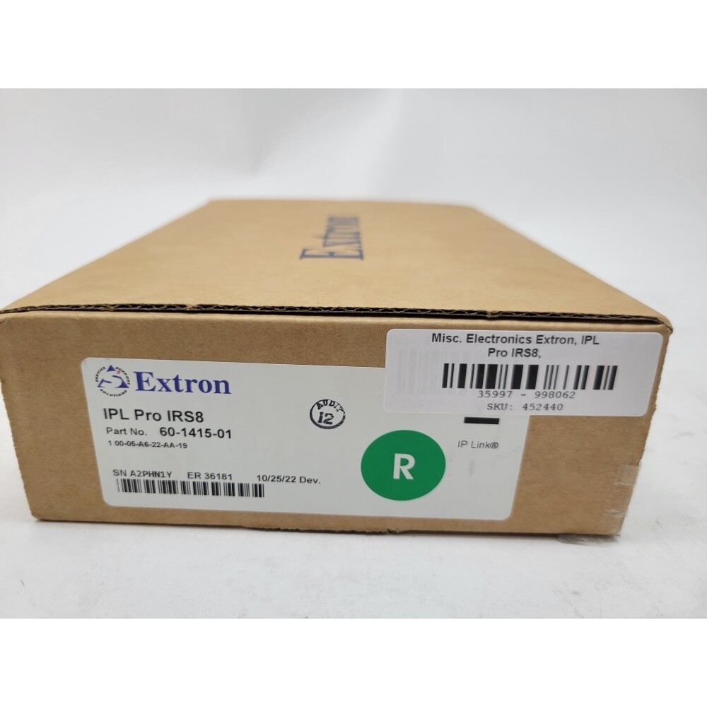 Extron IPL Pro IRS8 Link Pro Control Processor 60-1415-01 - New in Box