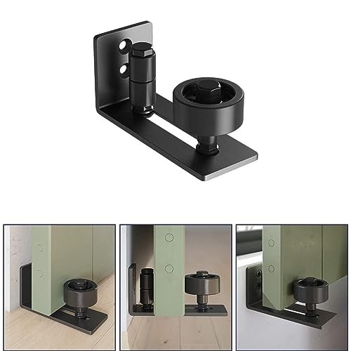 2pcs Adjustable Floor Guide for Sliding Barn Door Bottom,8 Assemble Setup