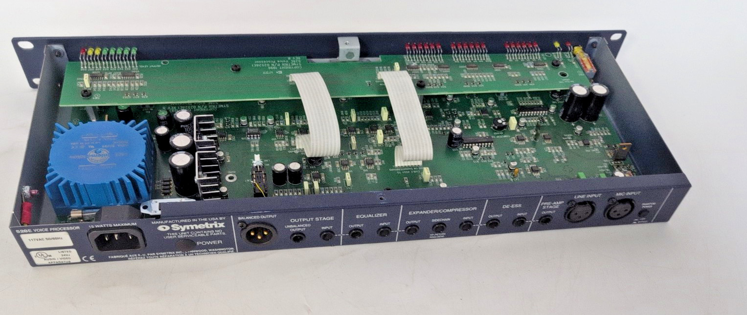 Symetrix 528E Voice Processor-Missing Top Cover