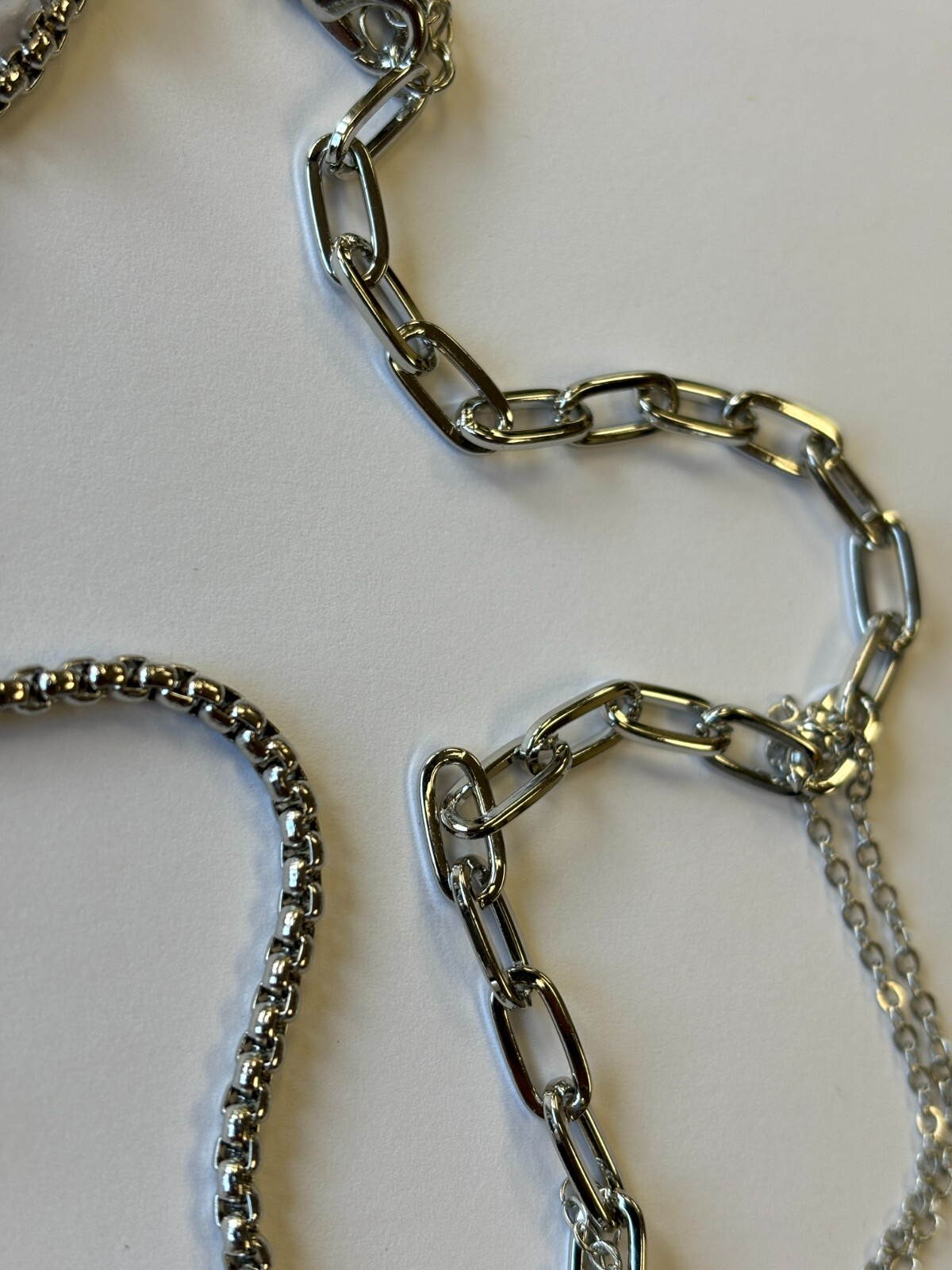 Dual Chain Pearl Enchanted Glass Butterfly
