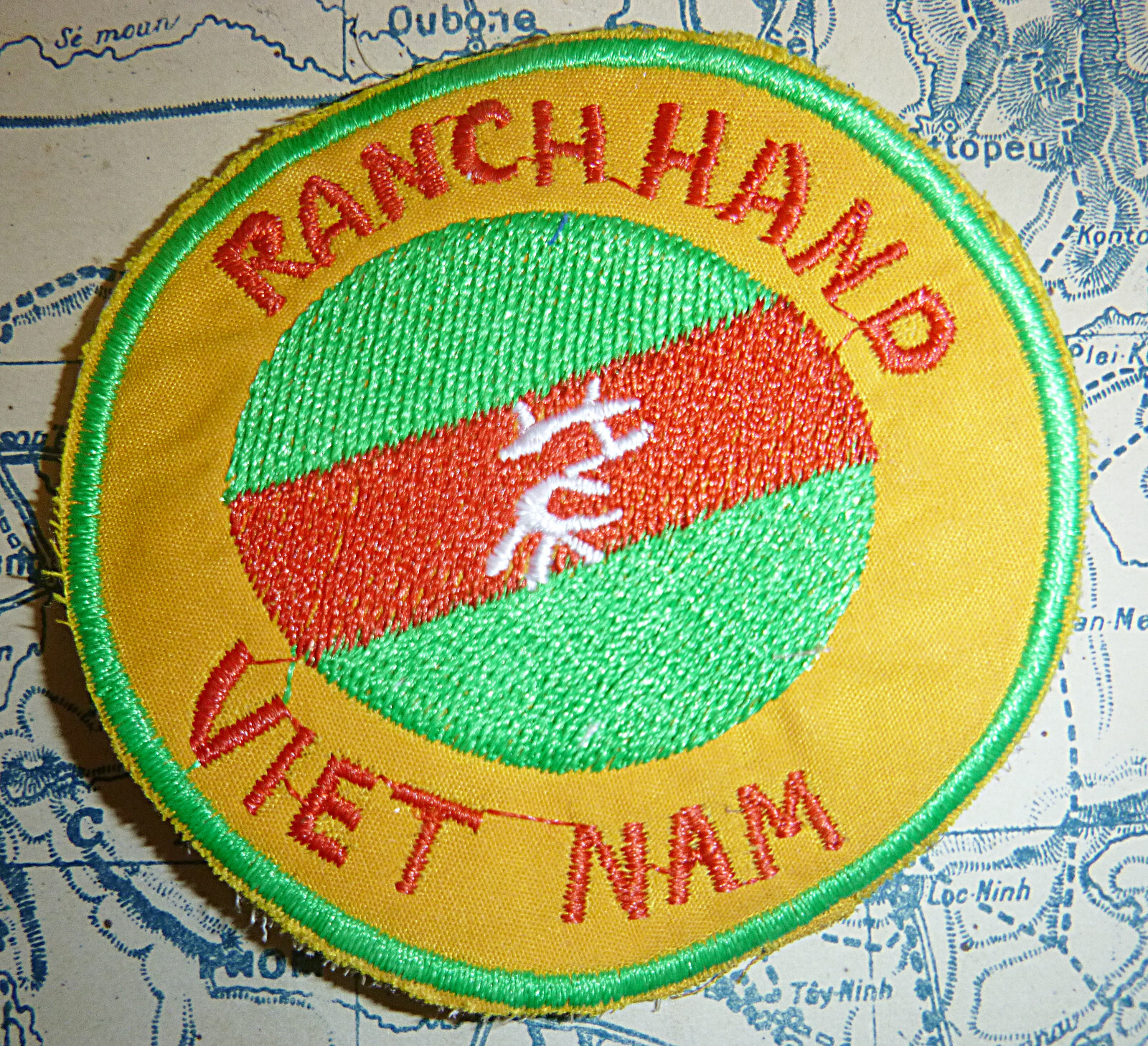Patch - AGENT ORANGE - US OPERATION RANCH HAND - US ARMY - Vietnam War - xxxx Y
