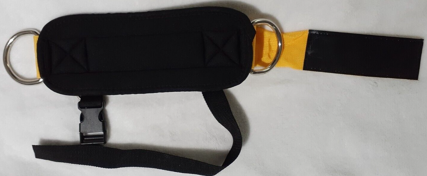 Power Guidance Adjustable Ankle Strap With D-Rings For Cable Machine Kickback