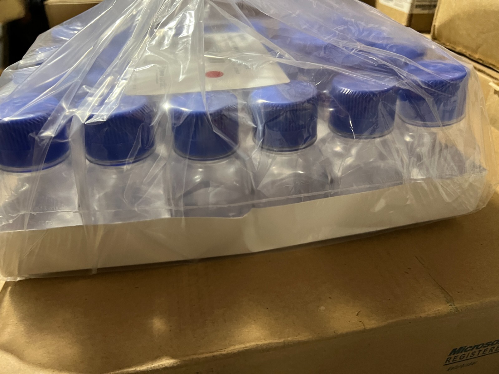 24 pcs Thermo Scientific FBMB125A Sterile PETG Media Bottles 125mL Date 06/16/28