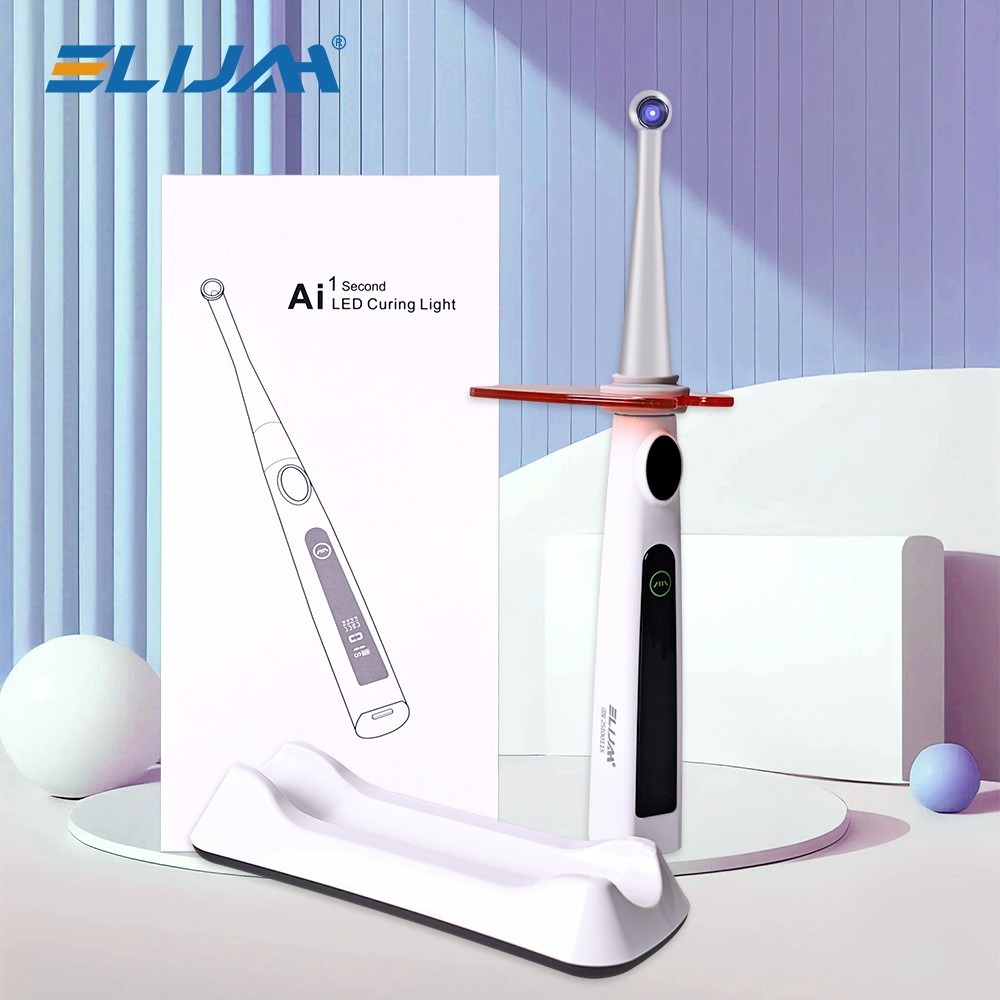 Dental Cordless 1S LED Light Cure Lamp Metal Head LED Curing Light 360° 4 Modes