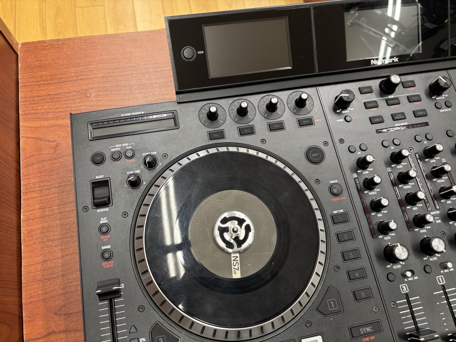Numark NS7III Serato 4-Channel Motorized DJ Controller and Mixer with Display