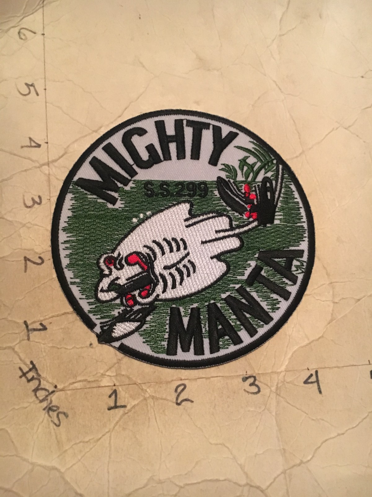 US NAVY USS Manta SS-299 Submarine Patch 8/1/25