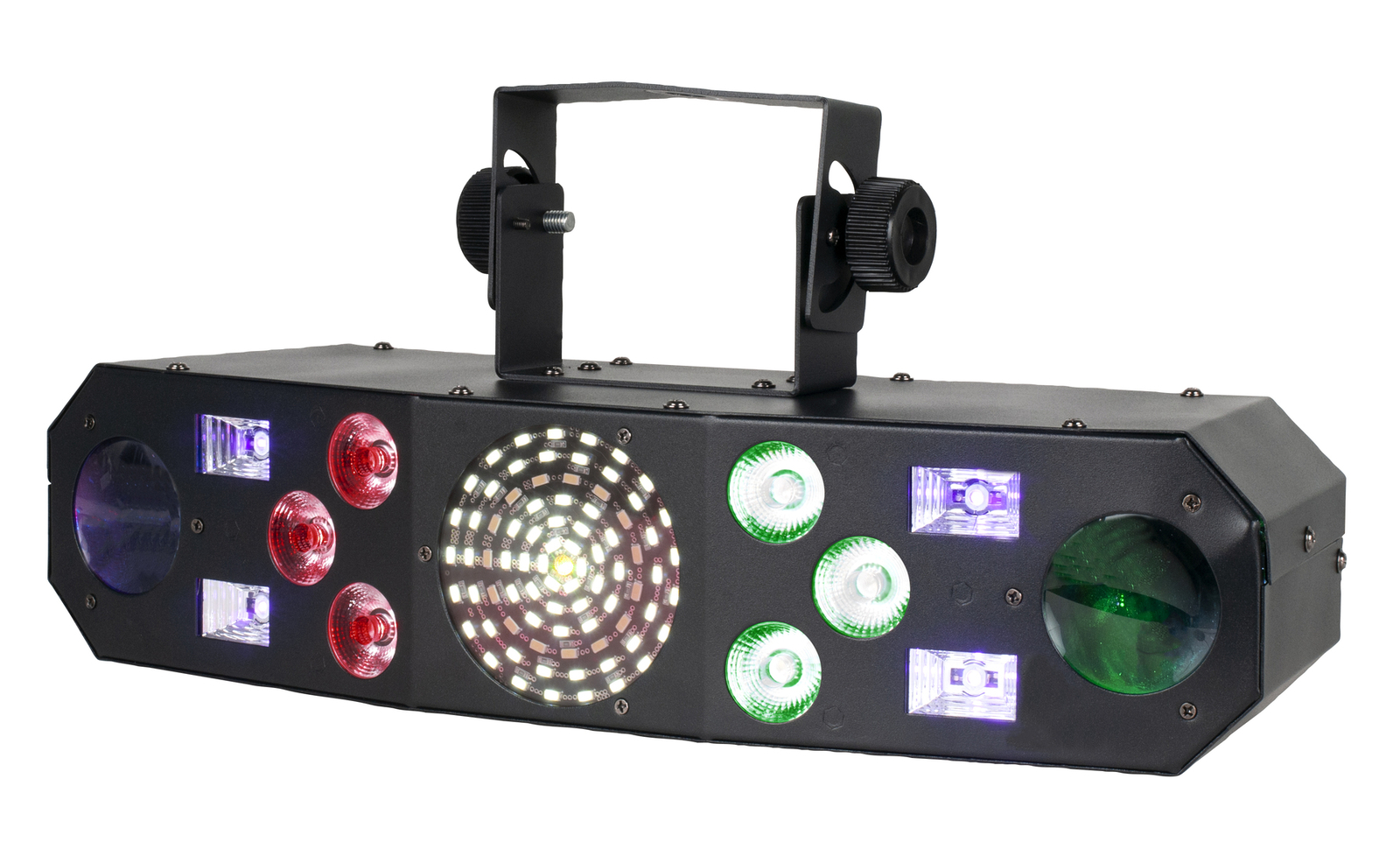 Eliminator FURIOUS FIVE RG RGBW+UV LED DMX Laser/Strobe/Derby Effect Light ADJ