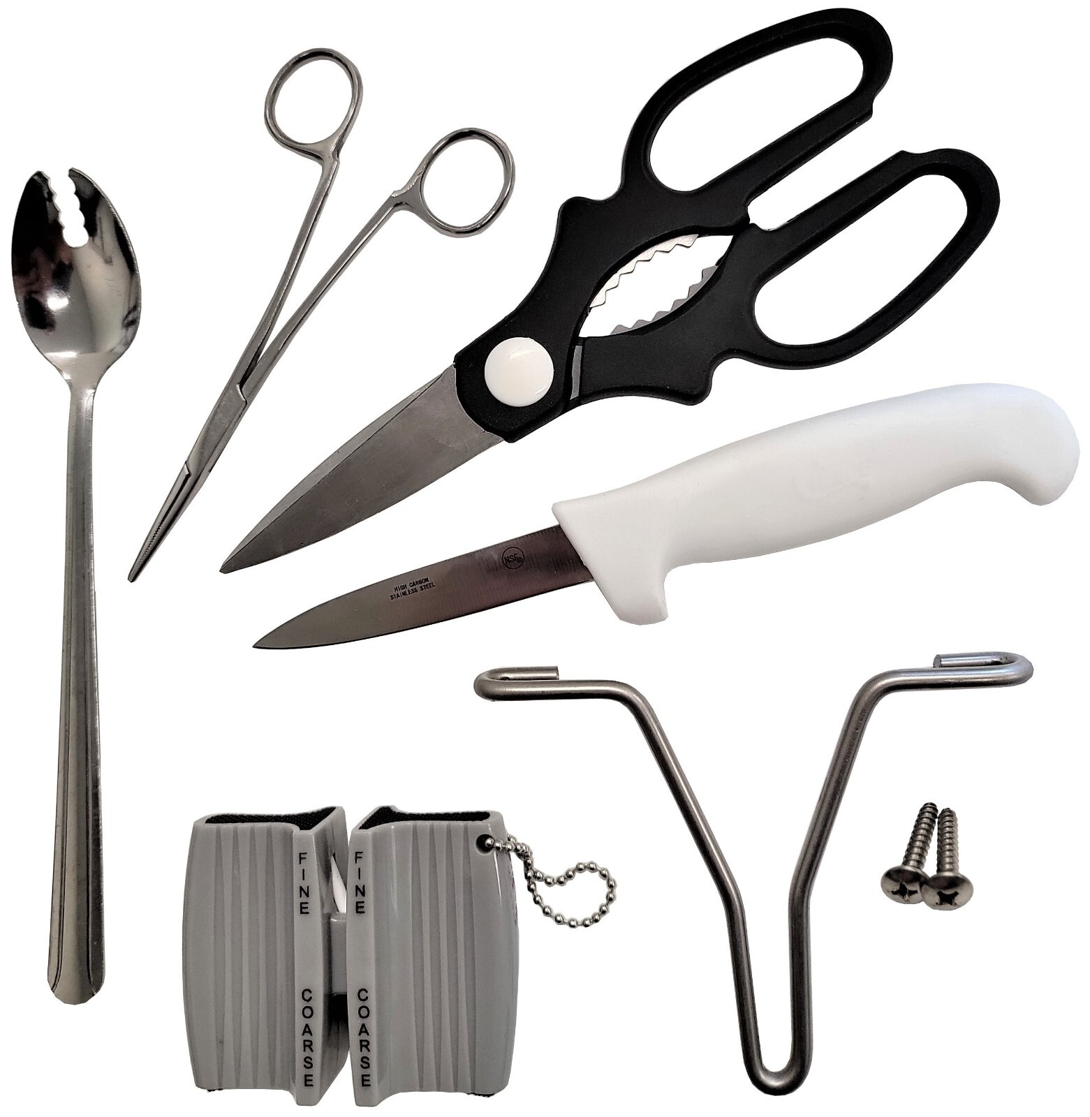 MASTER QUAIL PROCESSING & BUTCHER KNIFE KIT DOVE GROUSE KNIVES DISPATCHER SET