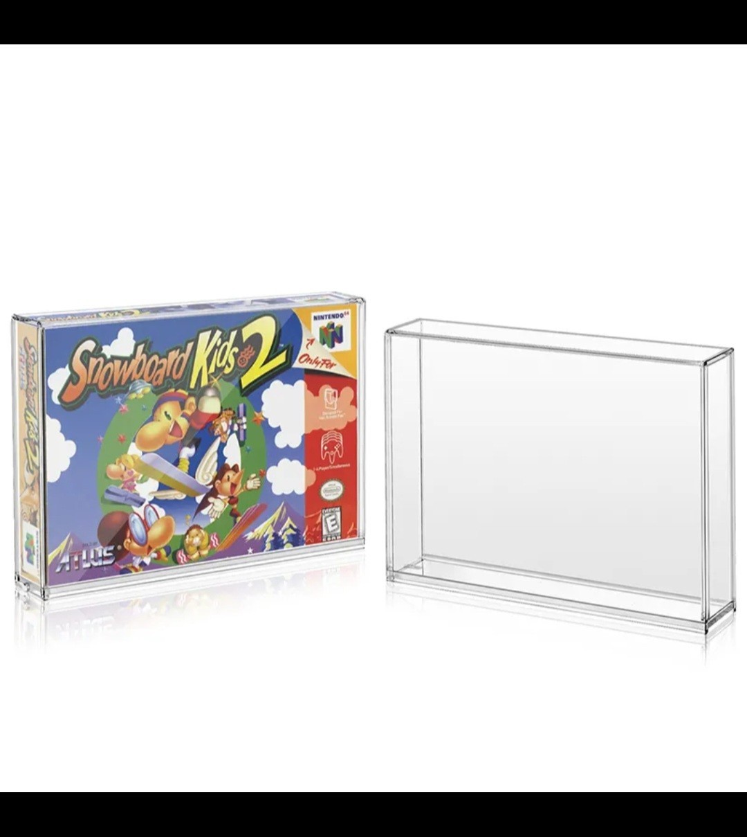 Nintendo 64 (N64) and Super Nintendo (SNES)  Protector Clear Acrylic Display Box