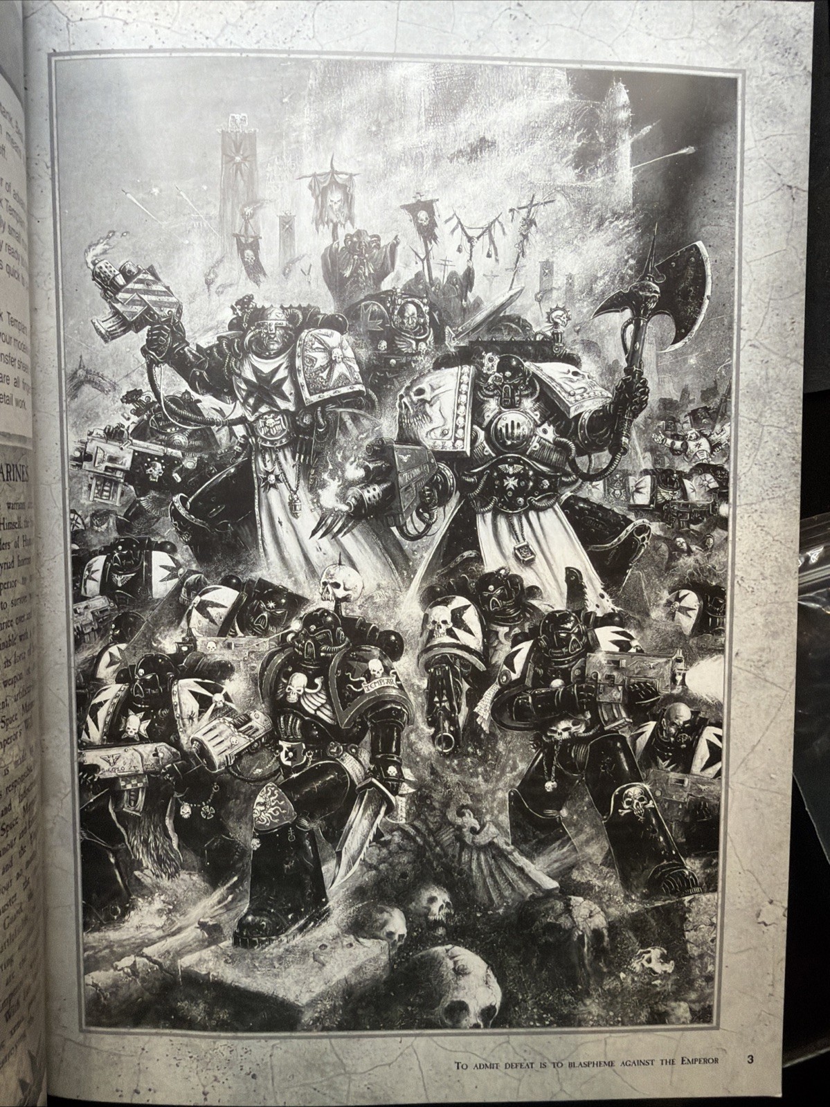 Warhammer 40k Codex Black Templars 2005 Rare OOP Supplement Book Fair Condition