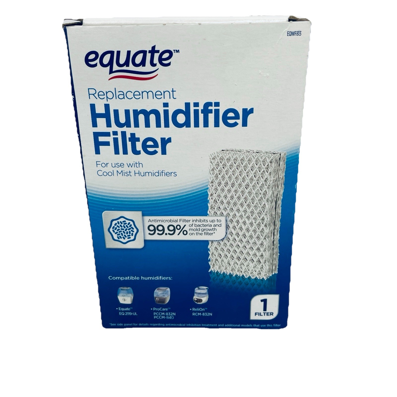 Equate Replacement Cool Mist Humidifier Filter EQ2119-UL RCM-832N ...