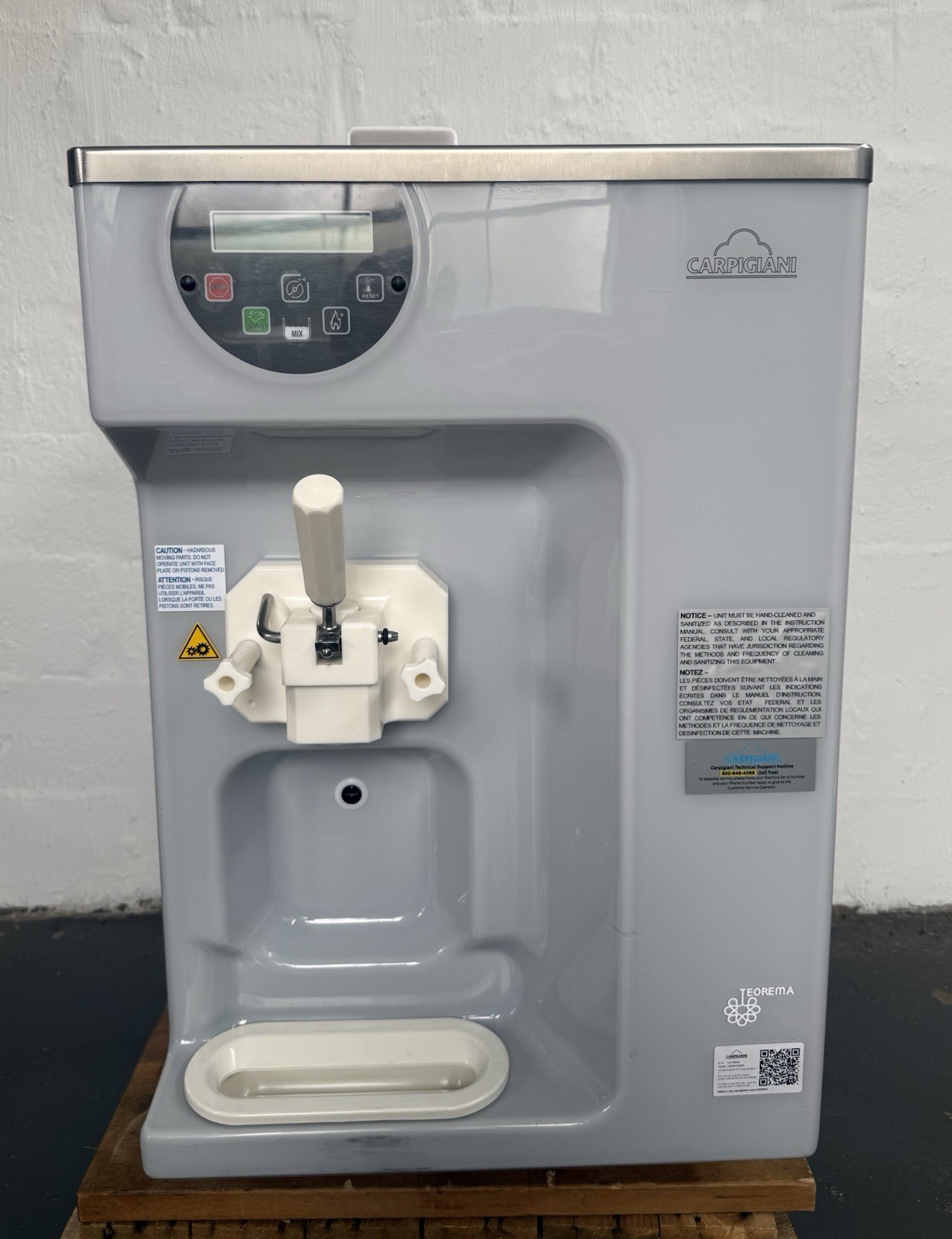 Carpigiani 191 Bar E-AV Counter Top Soft Serve Machine Showroom Display icecream