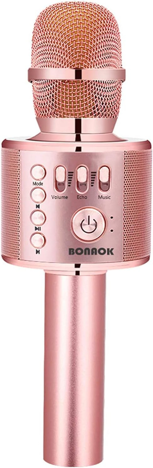 Wireless Bluetooth Karaoke Microphone, 3-In-1 Portable Handheld Mic Speaker Mach