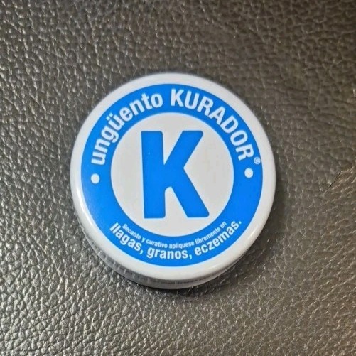 Unguento KURADOR from ECUADOR (18.75gr)  Ointment/Metal Tin  07/2027