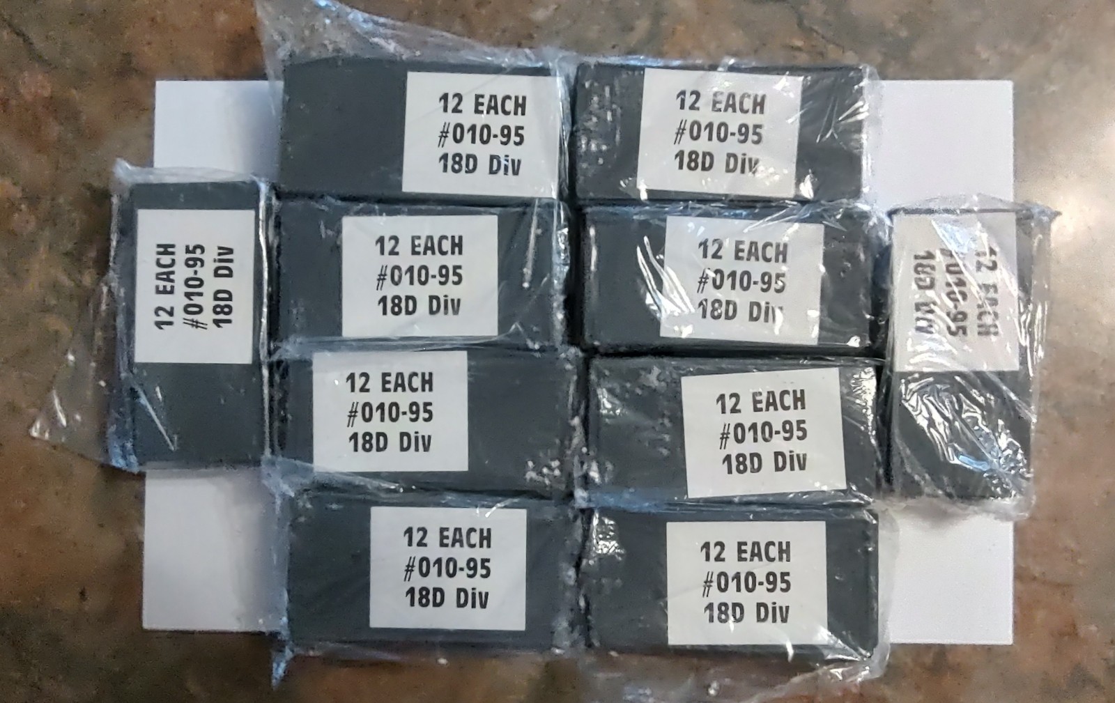 Durham Mfg 010-95 18D Div Gray Drawer Divider (10-pks of 12 =120 Total Dividers)