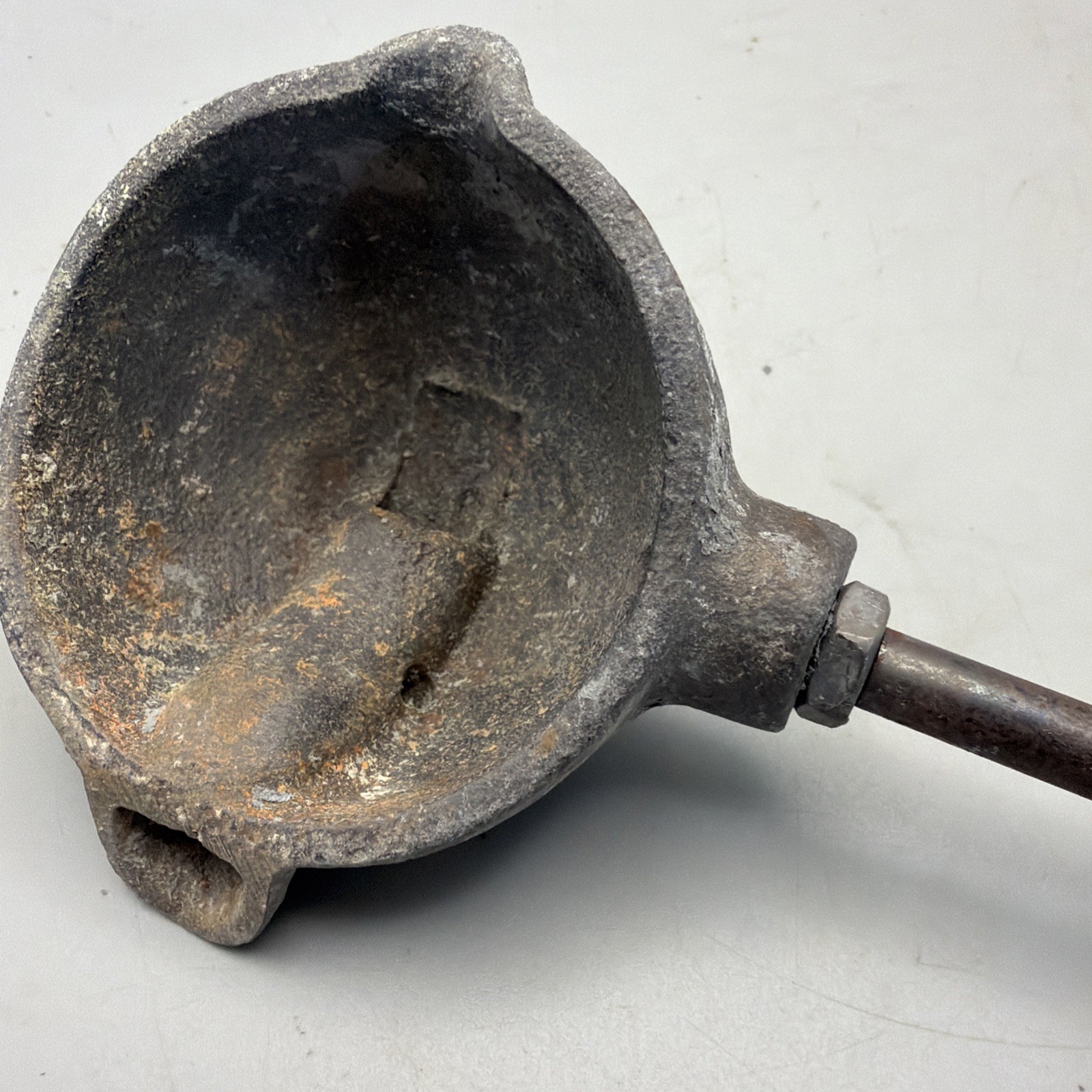Smelting Melting Casting Dipper with Wooden Handle