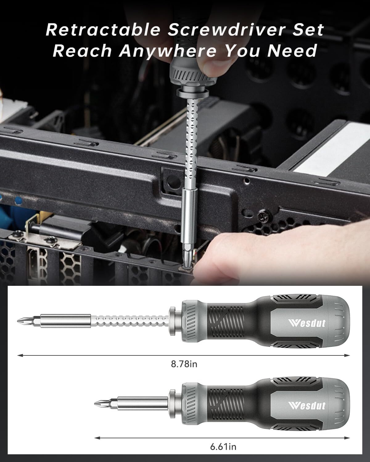 13-in-1 Multi-bit Screwdriver Set Tool All in One [Super Durable] Screw Drive...