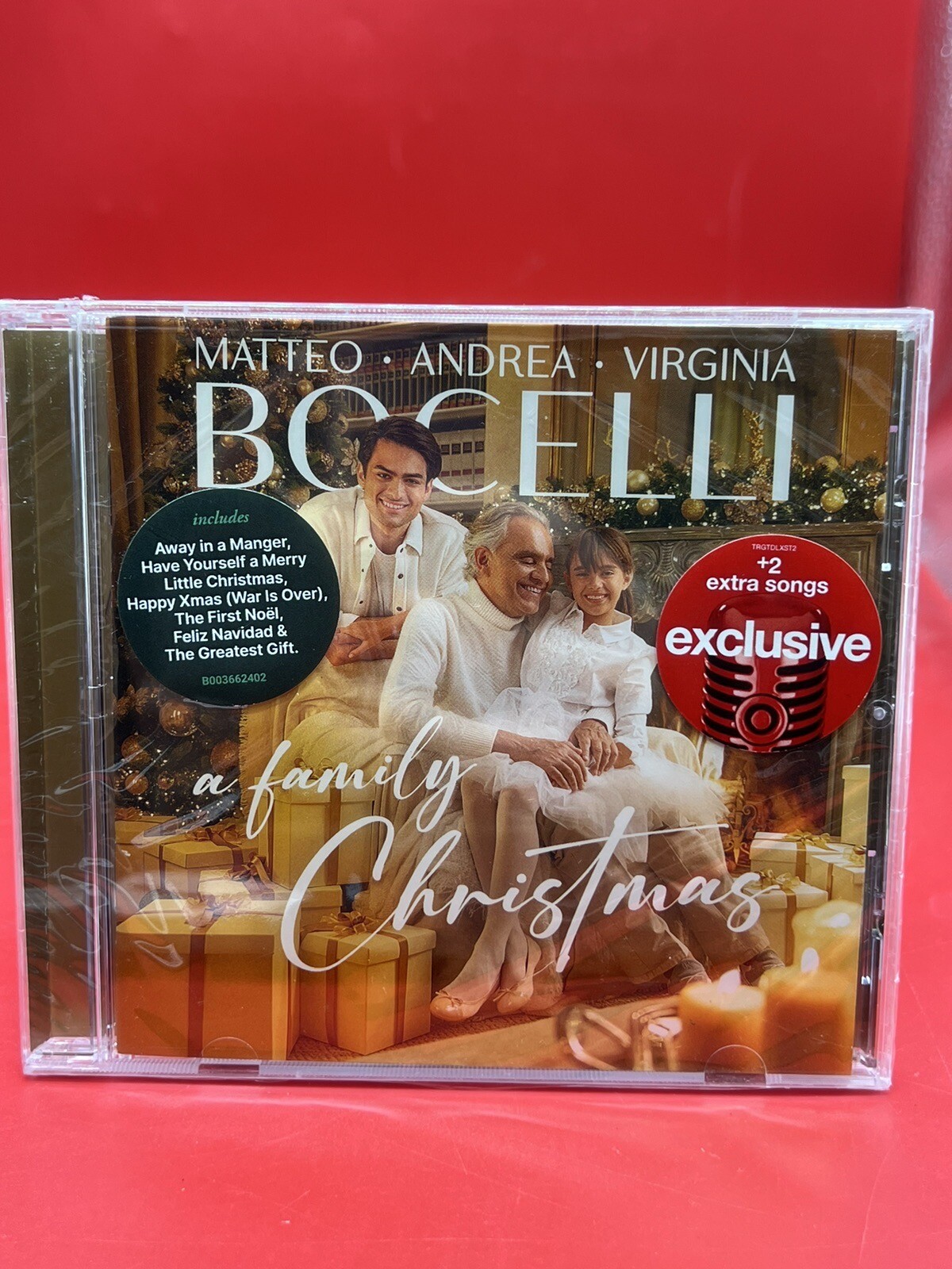 A Family Christmas by Andrea Bocelli, Matteo Bocelli and Virgina Bocelli (CD,...