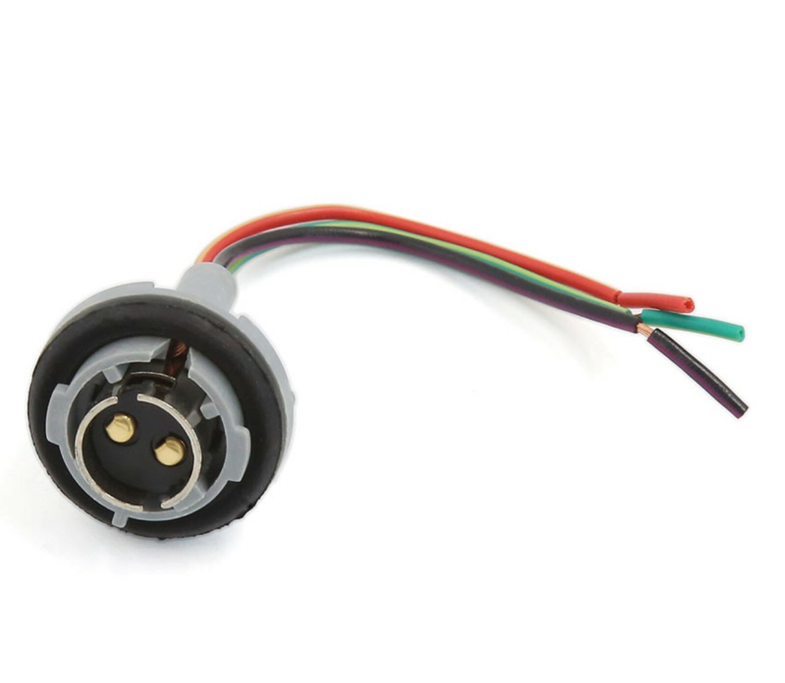 Universal Pigtail Wire Female Socket 1157 U Two Harness Back Up Reverse Lamp OE