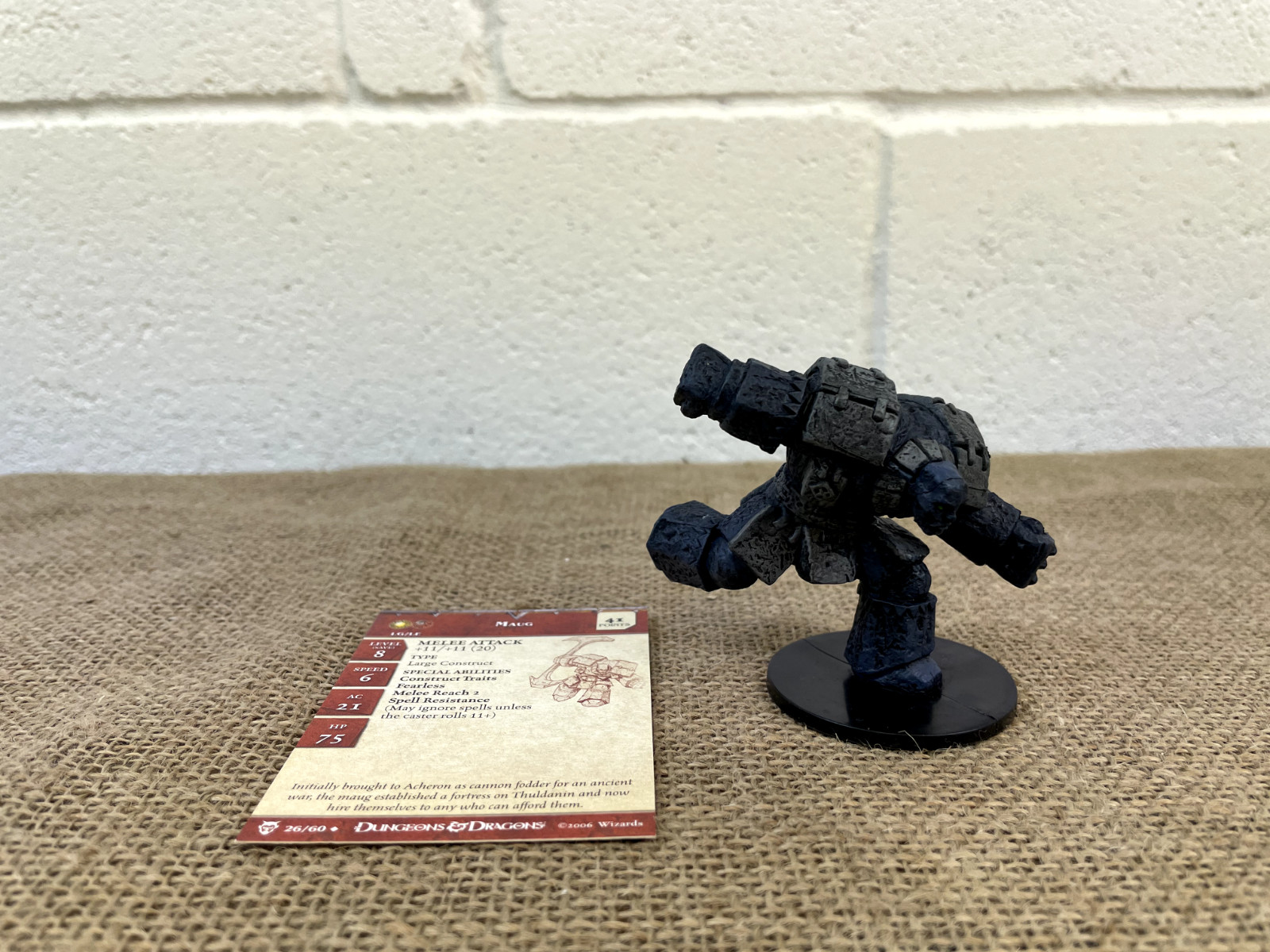 2006 DUNGEONS & DRAGONS D&D MAUG 26/60 LG/LE41 GIANT MINIATURE WIZARDS