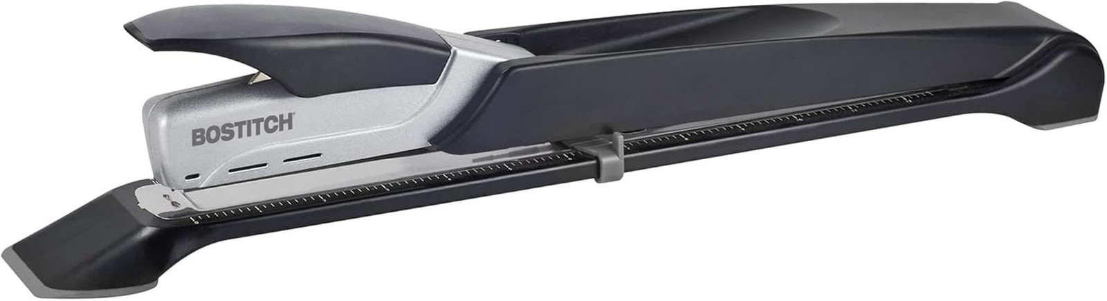 Bostitch Office Booklet Stapler - One Finger, No Effort, Spring Powered, Long Re