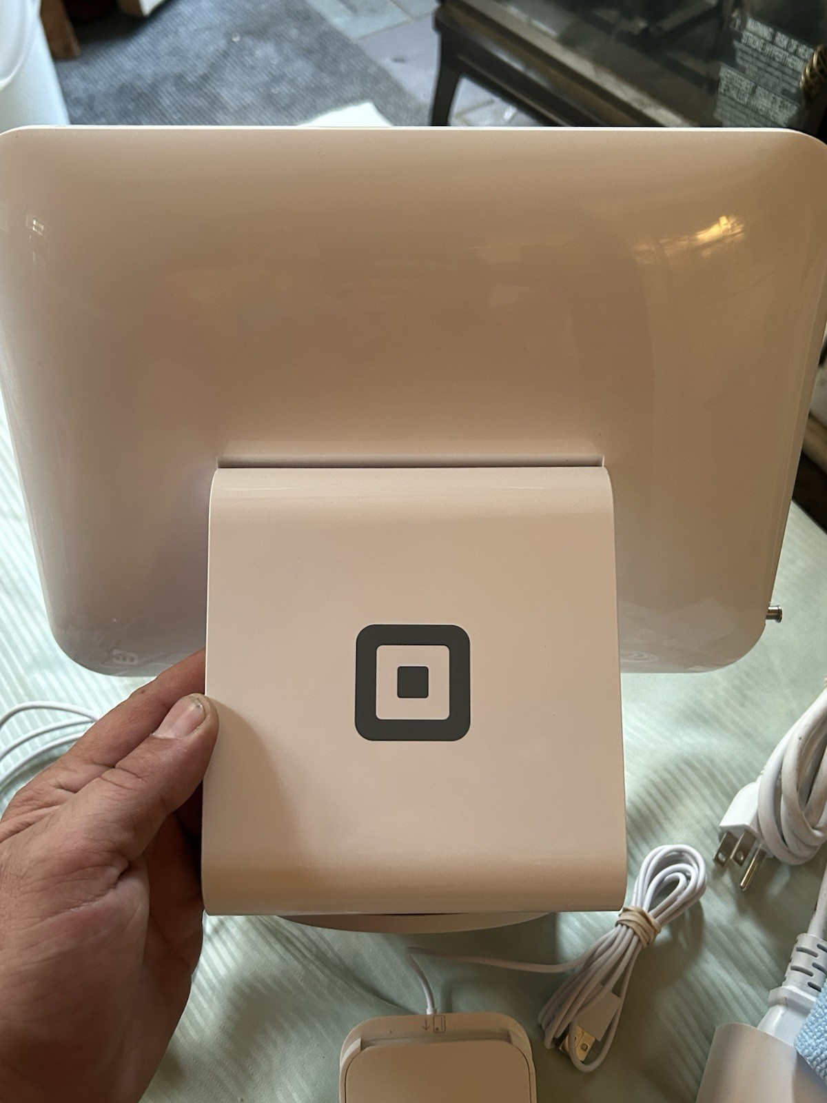 Square SMPA-01 POS System with Stand, Card Reader, and Power Adapter