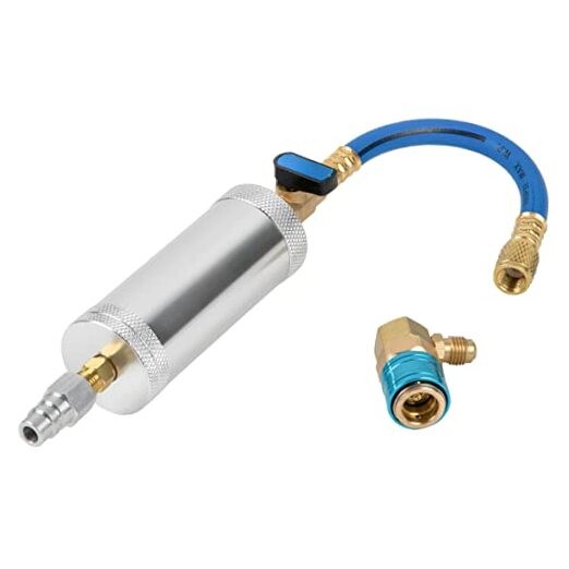 AC Oil Injector Tool R134A R410A R22 R12 Refrigerant Compressor Pneumatic Type