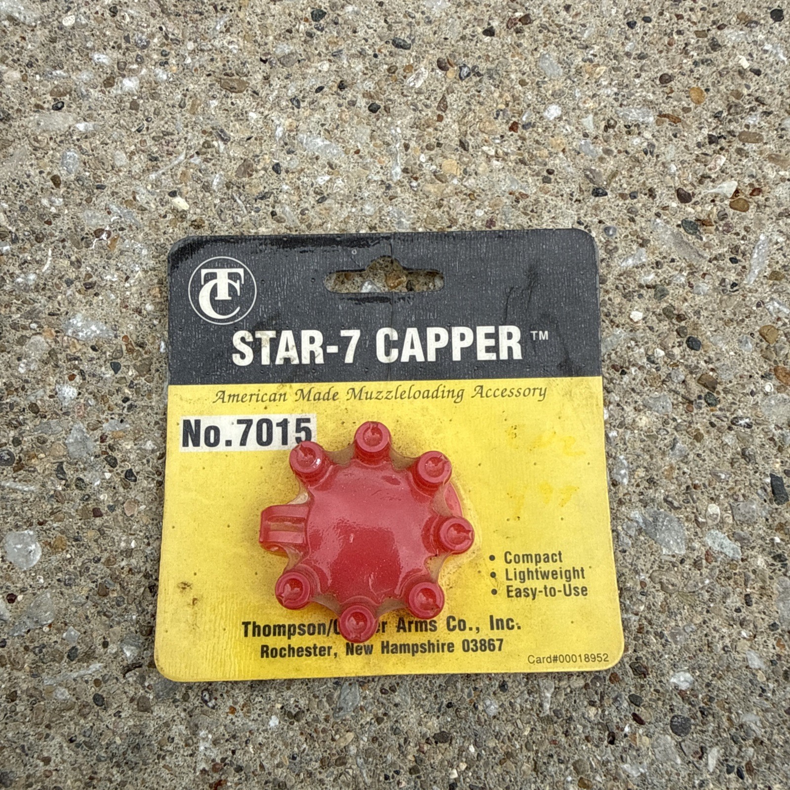 NEW T/C Muzzleloader  Star-7 Capper 7015 Muzzleloading THOMPSON CENTER Accessory