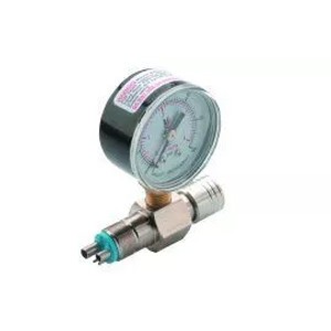 DCI Handpiece Pressure Test Gauge, 0-100 PSI, 1/Pk. Measures drive air pressure