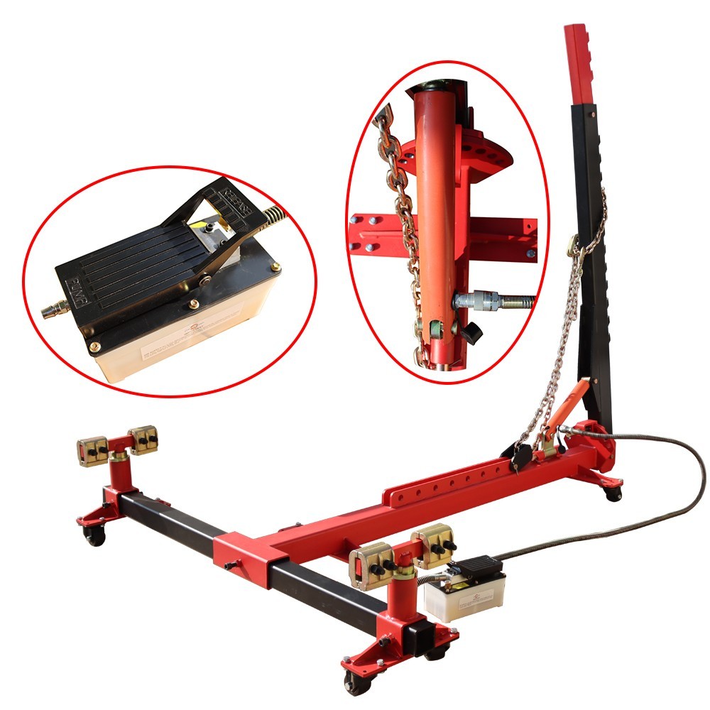 10 Tons(98KN) Heavy Duty Auto Body Frame Puller Car Frame Machine with Pump