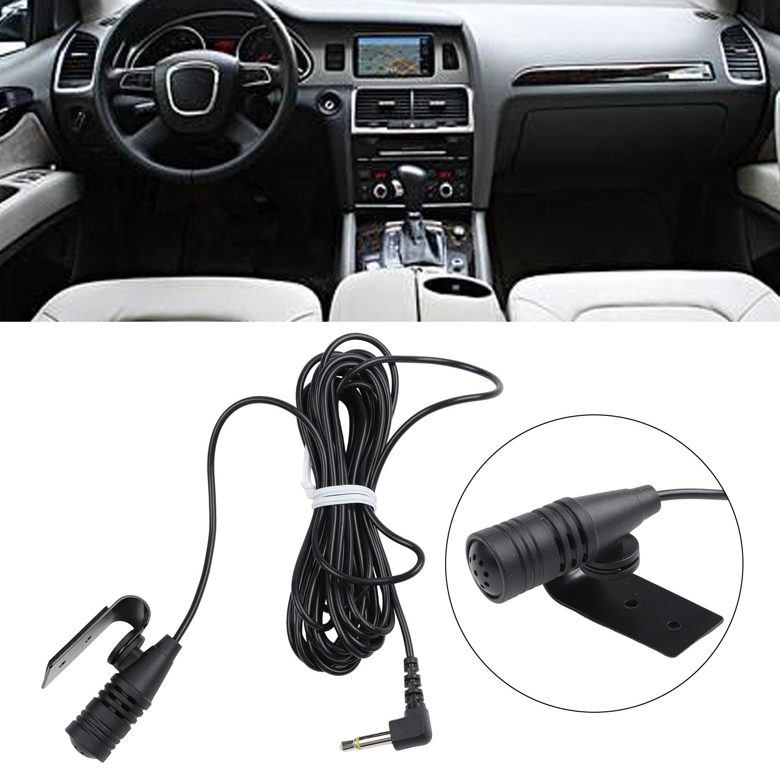 Car Ceiling Microphone Anti Noise Capability External Microphone Assembly